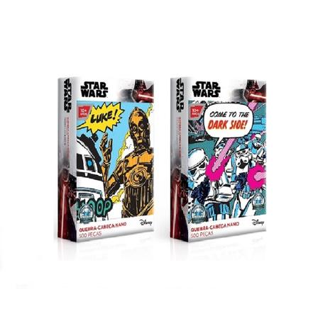 Kit 2 Quebra-Cabeças Nano 500 Pçs cada - Star Wars -Toyster Menor preço em Kit 2 Quebra-Cabeças Nano 500 Pçs cada - Star Wars -Toyster