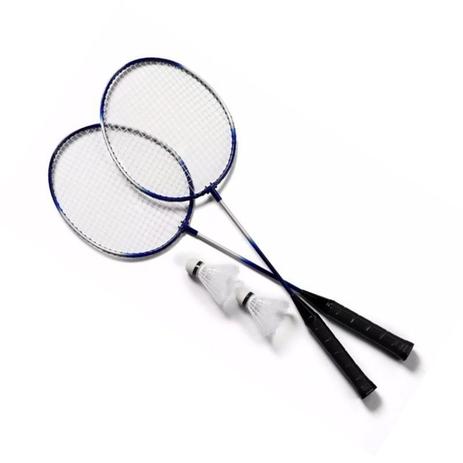 Kit 2 Raquetes Badminton 3 Petecas e Bolsa - Thata esportes Menor preço em Kit 2 Raquetes Badminton 3 Petecas e Bolsa - Thata esportes