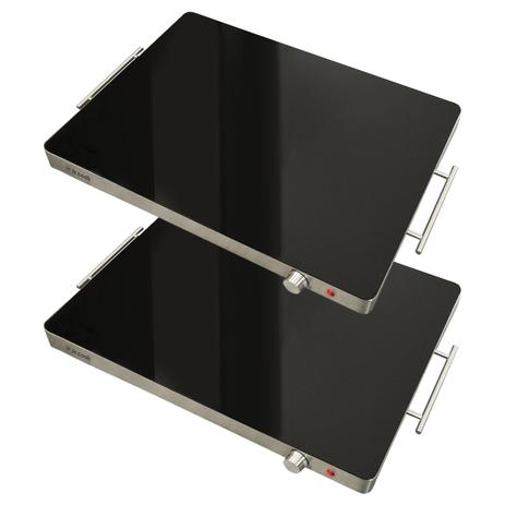 Kit 2 Rechaud Elétrico Mesa Térmica em Vidro Temperado 400w 110v - Le Cook Menor preço em Kit 2 Rechaud Elétrico Mesa Térmica em Vidro Temperado 400w 110v - Le Cook