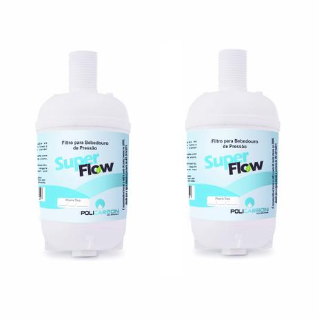 Kit 2 Refil Filtro Água Bebedouro De Pressão Coluna Universal - Policarbon Menor preço em Kit 2 Refil Filtro Água Bebedouro De Pressão Coluna Universal - Policarbon