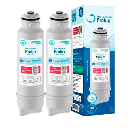 Kit 2 Refis Purificador para Electrolux Planeta Água PA20G PA40G Prolux - 1079 Menor preço em Kit 2 Refis Purificador para Electrolux Planeta Água PA20G PA40G Prolux - 1079
