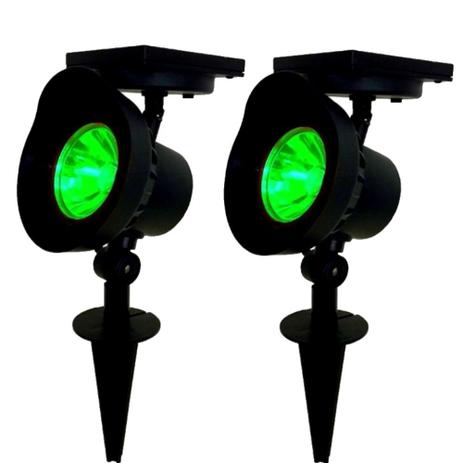 Kit 2 refletor Solar jardim led verde 20x mais forte Luminária prova de água - Ecoforce Menor preço em Kit 2 refletor Solar jardim led verde 20x mais forte Luminária prova de água - Ecoforce