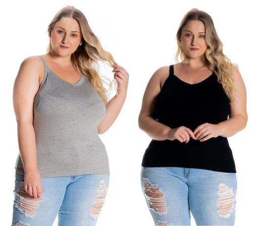 regatas de viscose plus size