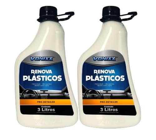 Kit 2 Renova Plasticos Plastico 3 Litros Vonixx Menor preço em Kit 2 Renova Plasticos Plastico 3 Litros Vonixx