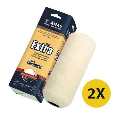 Kit 2 Rolo Lã Extra Alto Rendimento Pintura Acrilico Atlas é boa?