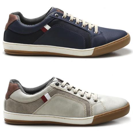 Kit 2 Sapatênis Masculino Leve Macio Confortável Dia a Dia - Free Jump -  Sapatênis Masculino - Magazine Luiza