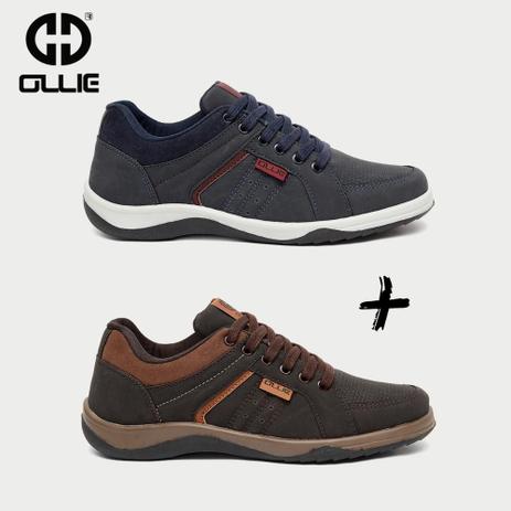 Kit 2 Sapatênis Ollie Masculino Turim Conforto - Sapatênis Masculino -  Magazine Luiza