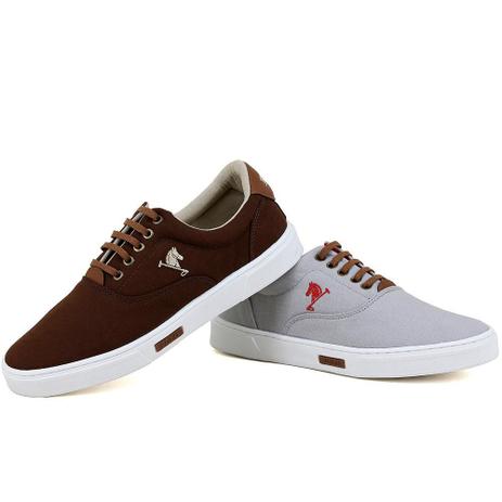 KIT 2 Sapatênis Polo Joy Casual Masculino em Lona - Sapatênis Infantil -  Magazine Luiza