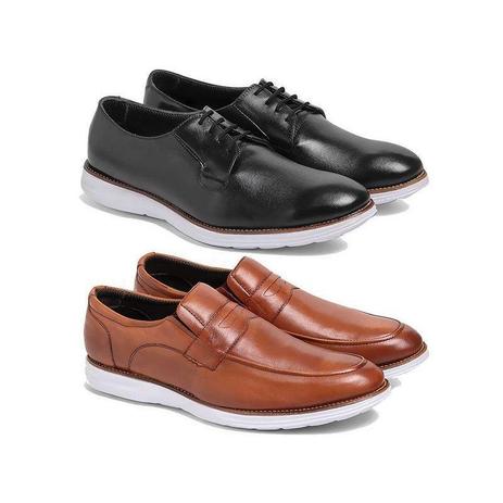 sapato social de couro