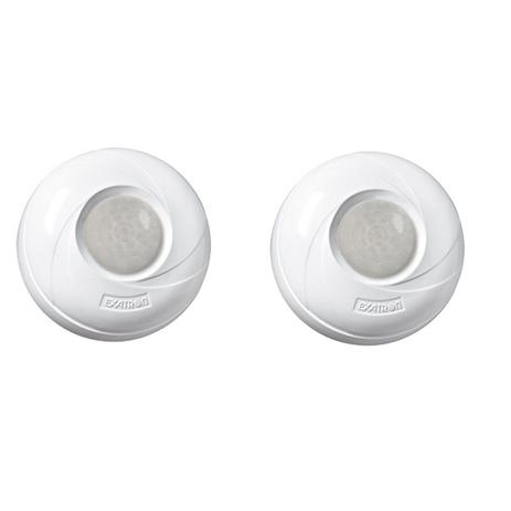 Kit 2 Sensores de Presença Teto 360 Embutir Sobrepor Exatron Menor preço em Kit 2 Sensores de Presença Teto 360 Embutir Sobrepor Exatron