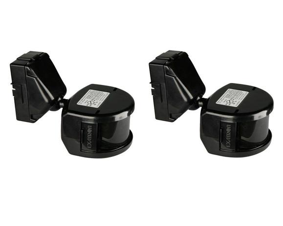Kit 2 Sensores Presença Frontal Externo Preto 180 Exatron Menor preço em Kit 2 Sensores Presença Frontal Externo Preto 180 Exatron