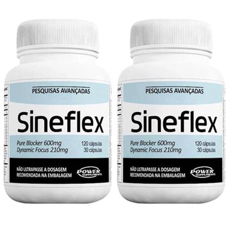 Kit 2 Sineflex (150 cápsulas) Termogênico - Power supplements Menor preço em Kit 2 Sineflex (150 cápsulas) Termogênico - Power supplements