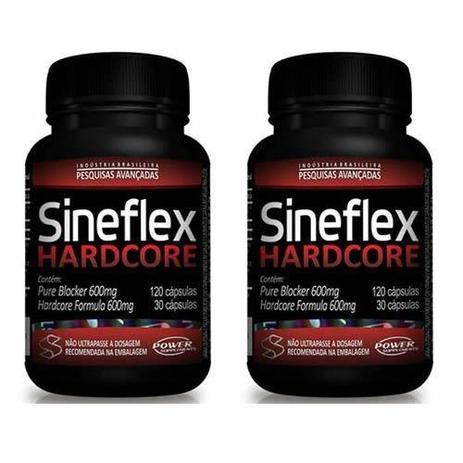 Kit 2 - Sineflex Hardcore 150 Cápsulas - Power Supplements Menor preço em Kit 2 - Sineflex Hardcore 150 Cápsulas - Power Supplements