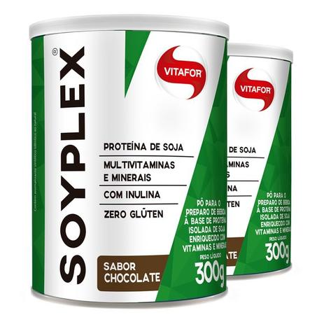 Kit 2 Soy Plex Proteína de Soja Vitafor 300g Chocolate é boa?