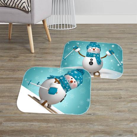 Kit 2 Tapetes Decorativos Boneco de Neve Eski - Love decor é boa?