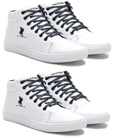 tenis polo cano longo masculino