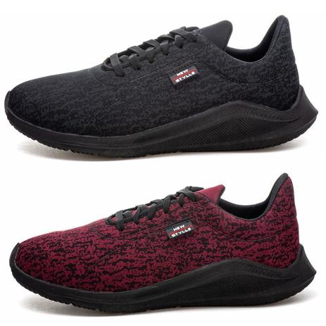 Kit 2 Tenis Sapatenis Masculino Casual Caminhada Confortavel - Bono - Sapatênis  Masculino - Magazine Luiza