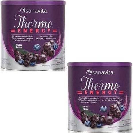 Kit 2 Thermo Energy - Sanavita - Frutas Roxas - 300g cada Menor preço em Kit 2 Thermo Energy - Sanavita - Frutas Roxas - 300g cada