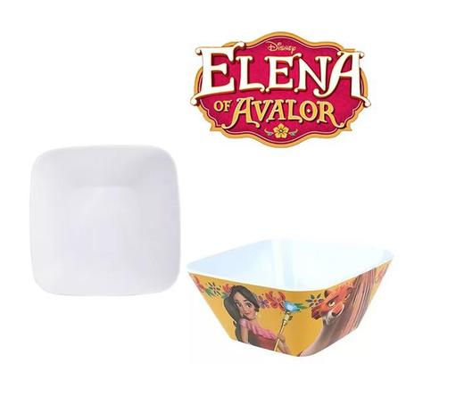 Kit 2 tigelas de melamina quadrada infantil elena de avalor - Ethihome é boa?