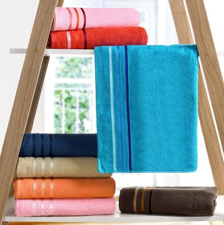 Kit 2 Toalhas de Rosto Enxuta 100% Algodão 45x70cm - Capri - Central Toalhas Menor preço em Kit 2 Toalhas de Rosto Enxuta 100% Algodão 45x70cm - Capri - Central Toalhas