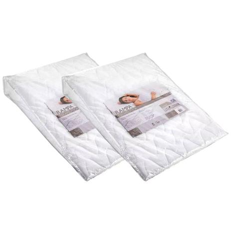 Kit 2 Travesseiro Anti Refluxo Fibrasca Rampa Impermeável Terapêutico 4035 Menor preço em Kit 2 Travesseiro Anti Refluxo Fibrasca Rampa Impermeável Terapêutico 4035