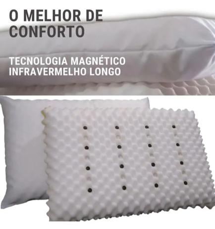 Kit 2 Travesseiro terapêutico magnéticos - Lotus Premium Menor preço em Kit 2 Travesseiro terapêutico magnéticos - Lotus Premium