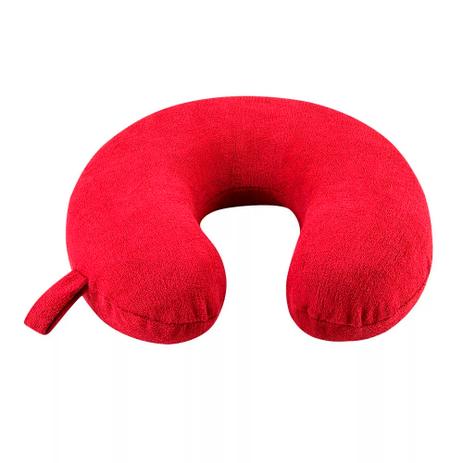 Kit 2 Travesseiros de Pescoço de Viagem My Travel Espuma Vermelho Fibrasca 4908 Menor preço em Kit 2 Travesseiros de Pescoço de Viagem My Travel Espuma Vermelho Fibrasca 4908