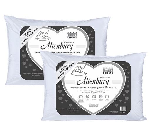 Kit 2 Travesseiros Extra Firme 180 Fios 50x70cm - Altenburg é boa?