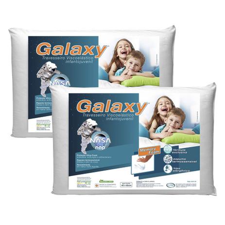 Kit 2 Travesseiros Nasa Nap Galaxy Infantil Hipoalergênico Menor preço em Kit 2 Travesseiros Nasa Nap Galaxy Infantil Hipoalergênico