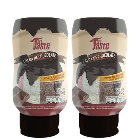 Kit 2 Un Calda Doce Gourmet 335g Chocolate Mrs Taste Menor preço em Kit 2 Un Calda Doce Gourmet 335g Chocolate Mrs Taste