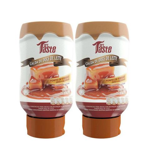 Kit 2 Un Calda Doce Gourmet 335g Doce de Leite Mrs Taste Menor preço em Kit 2 Un Calda Doce Gourmet 335g Doce de Leite Mrs Taste