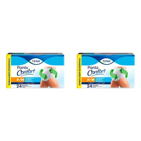 Kit 2 Und Fralda Geriátrica Tena Confort Mega Tamanho P/m 24 Und Menor preço em Kit 2 Und Fralda Geriátrica Tena Confort Mega Tamanho P/m 24 Und