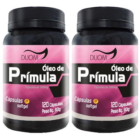 Kit 2 Und Óleo de Prímula 120cps 500mg - Duom Menor preço em Kit 2 Und Óleo de Prímula 120cps 500mg - Duom