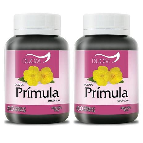 Kit 2 Und Óleo de Prímula 60cps 500mg - Duom Menor preço em Kit 2 Und Óleo de Prímula 60cps 500mg - Duom