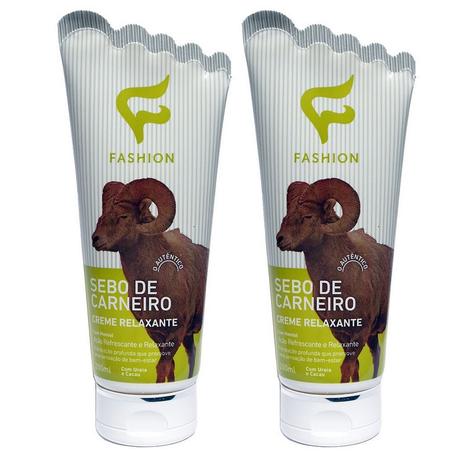 Kit 2 Und Sebo de Carneiro Relaxante 200ml - Fashion Menor preço em Kit 2 Und Sebo de Carneiro Relaxante 200ml - Fashion