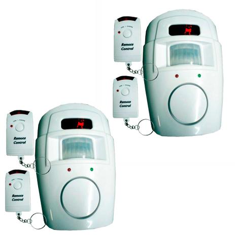 Kit 2 Unid Alarme com Sensor de Presença Sem Fio - DNI 6060 - Key west Menor preço em Kit 2 Unid Alarme com Sensor de Presença Sem Fio - DNI 6060 - Key west