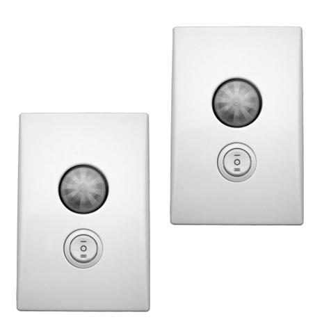 Kit 2 Unid. - Sensor de Presença Bivolt com Botão 3 Fases - DNI 6022 - Key west Menor preço em Kit 2 Unid. - Sensor de Presença Bivolt com Botão 3 Fases - DNI 6022 - Key west