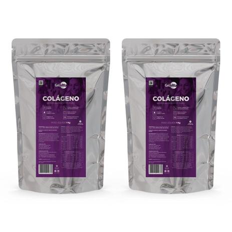 Kit 2 unidades Colágeno Hidrolisado em Pó Puro 1 Kg Gelvitta Menor preço em Kit 2 unidades Colágeno Hidrolisado em Pó Puro 1 Kg Gelvitta