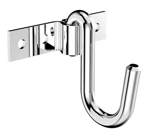 kit 2 unidades Gancho Rede Sobrepor INOX Polido Soprano Menor preço em kit 2 unidades Gancho Rede Sobrepor INOX Polido Soprano
