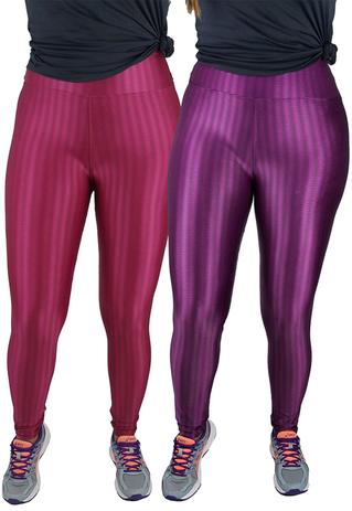 kit 2 unidades Legging Feminina Calça Leg Poliamida 3d Legue Grossa Linda -  POLO SPECIAL - Calça Esportiva - Magazine Luiza