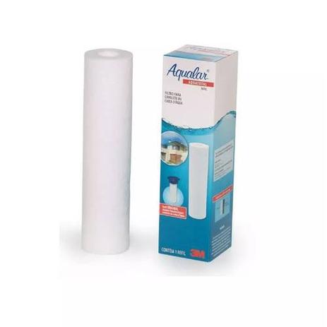 Kit 2 unidades Refil Filtro Polipropileno 3m Aqualar Aquatotal - Original Menor preço em Kit 2 unidades Refil Filtro Polipropileno 3m Aqualar Aquatotal - Original