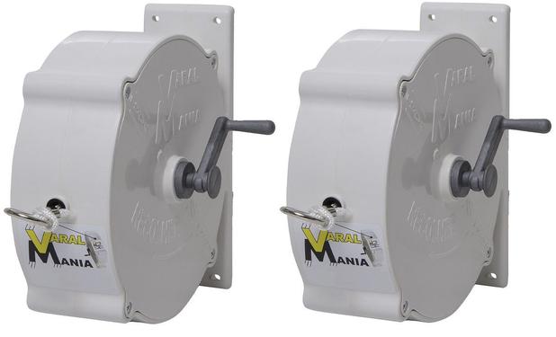 Kit 2 Varal De Parede Retrátil Recolhível Roupa 30 Metros - Mania Menor preço em Kit 2 Varal De Parede Retrátil Recolhível Roupa 30 Metros - Mania