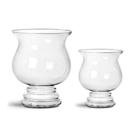 Kit 2 Vasos Bahamas De Vidro Decoração 25cm E 32cm Casamento - Bruxelas Menor preço em Kit 2 Vasos Bahamas De Vidro Decoração 25cm E 32cm Casamento - Bruxelas