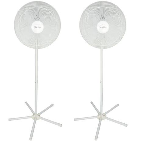 Kit 2 Ventilador Coluna 50cm Bivolt 110V 220V 130W Industrial Turbo Turbão 3 Pás Vent New 531 Branco Menor preço em Kit 2 Ventilador Coluna 50cm Bivolt 110V 220V 130W Industrial Turbo Turbão 3 Pás Vent New 531 Branco