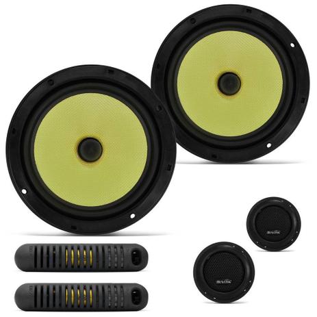 Kit 2 Vias 6” Bravox Endurance CS60K Kevlar 160W RMS o Par Menor preço em Kit 2 Vias 6” Bravox Endurance CS60K Kevlar 160W RMS o Par