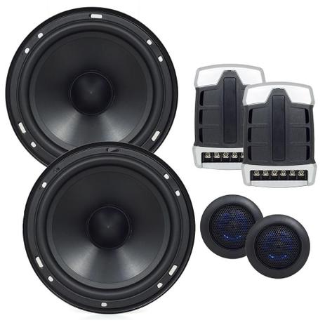 Kit 2 Vias 6” Multilaser com Crossover - 200 Watts RMS AU913 Menor preço em Kit 2 Vias 6” Multilaser com Crossover - 200 Watts RMS AU913