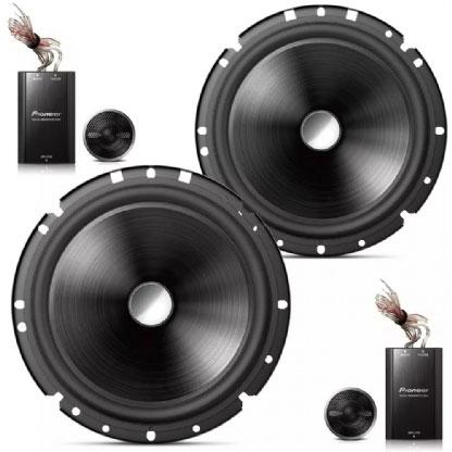 Kit 2 Vias Pioneer TS-C170BR 6 Pol 120Wrms + Tweeters + Crossovers Menor preço em Kit 2 Vias Pioneer TS-C170BR 6 Pol 120Wrms + Tweeters + Crossovers
