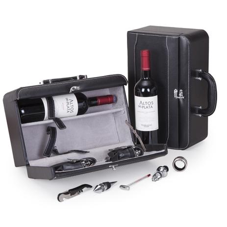 Kit 2 Vinhos Argentino Terrazas +maleta +5 acessórios - Shop quality Menor preço em Kit 2 Vinhos Argentino Terrazas +maleta +5 acessórios - Shop quality