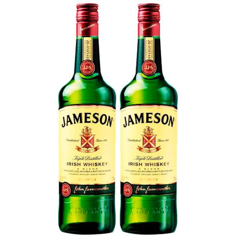 Kit 2 Whisky Importado Irlandes Jameson 750ML Menor preço em Kit 2 Whisky Importado Irlandes Jameson 750ML
