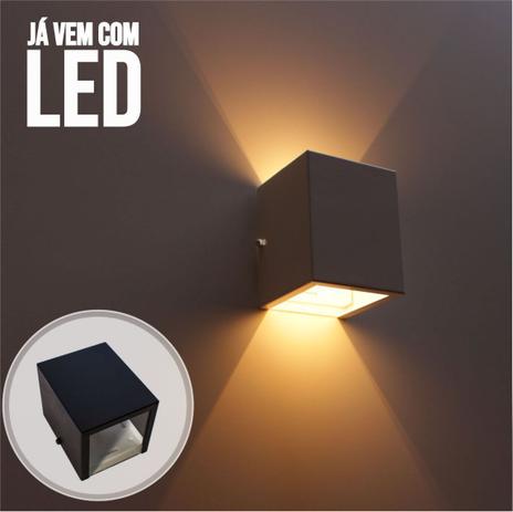Kit 20 arandela 2 fachos preta + 20 lâmpadas led g9 5w 3000k p/ parede muro externa e interna st678 - Starlumen Menor preço em Kit 20 arandela 2 fachos preta + 20 lâmpadas led g9 5w 3000k p/ parede muro externa e interna st678 - Starlumen